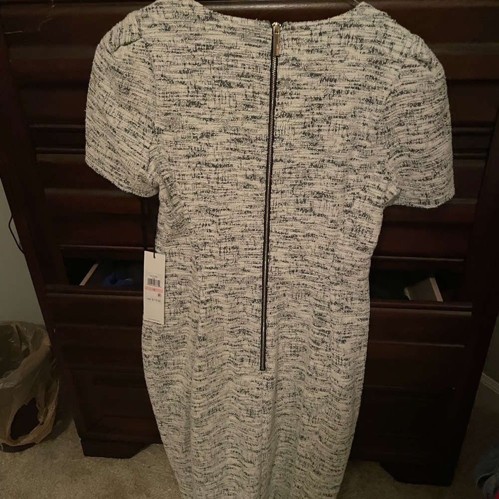 Calvin Klein black with white size 10 dress. Brand new